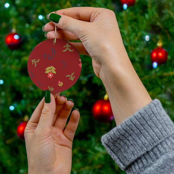Folk Art Holiday Ornament