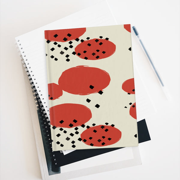 Orange Retro Geometric Journal