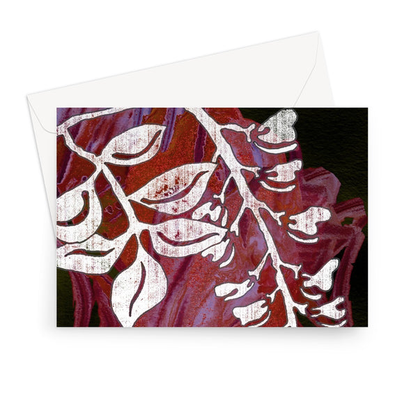 Abstract Floral no.10 Greeting Card