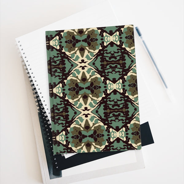 Damask and Receive Journal – Brown/Sage