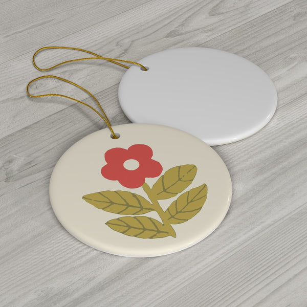 Folk Art Floral Ornament