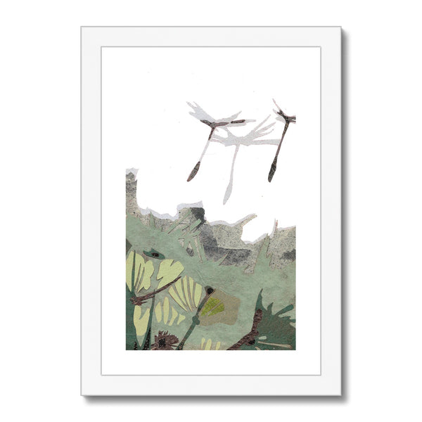 Dandelion Puffs Framed & Mounted Print