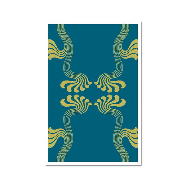 Art Nouveau Paisley No.3 Giclée Print