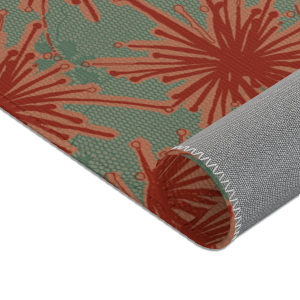 Flower Power Area Rug – Coral
