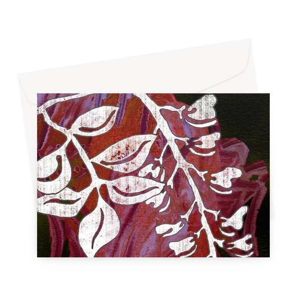 Abstract Floral no.10 Greeting Card