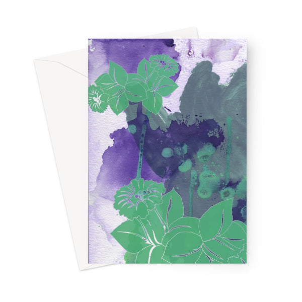 Abstract Floral no.7 Greeting Card