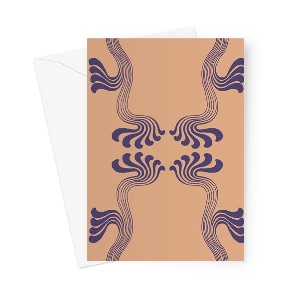 Art Nouveau Paisley No.2 Greeting Card