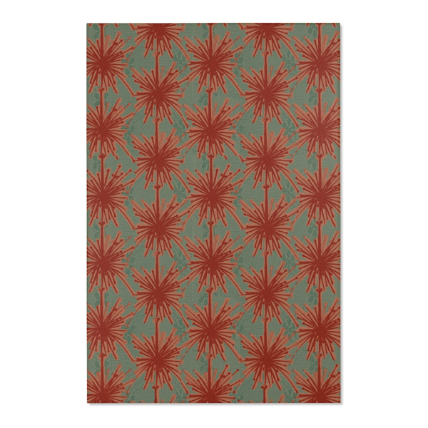 Flower Power Area Rug – Coral