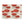 Load image into Gallery viewer, Orange Retro Geometric Glass Chopping Board
