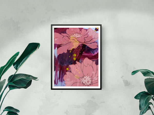 Abstract Floral no.2 Giclée Print