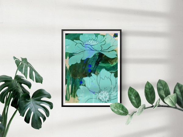 Abstract Floral no.3 Giclée Print