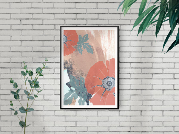 Abstract Floral no.4 Giclée Print