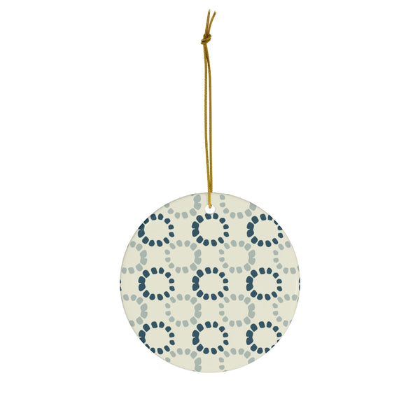 Teal Wreaths Ornament