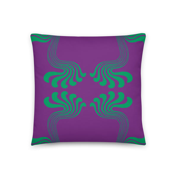 Art Nouveau Paisley No.6 Throw Pillow