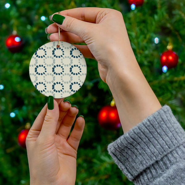Teal Wreaths Ornament
