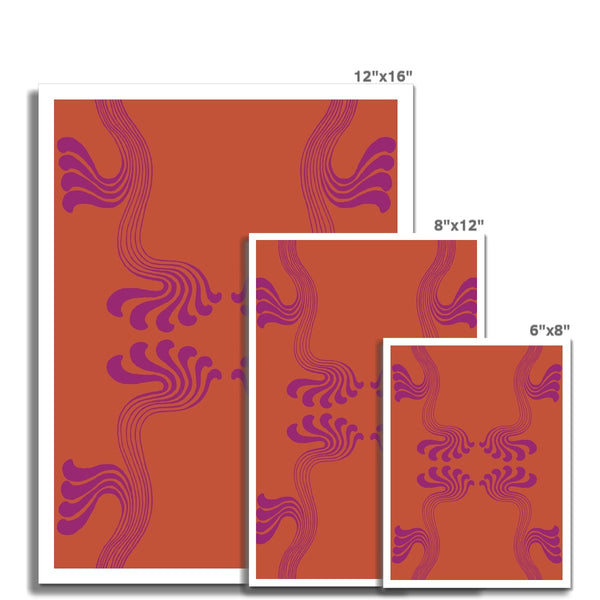 Art Nouveau Paisley No.7 Giclée Print