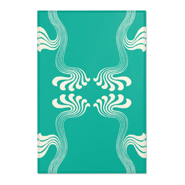 Art Nouveau Paisley no.4 Area Rug