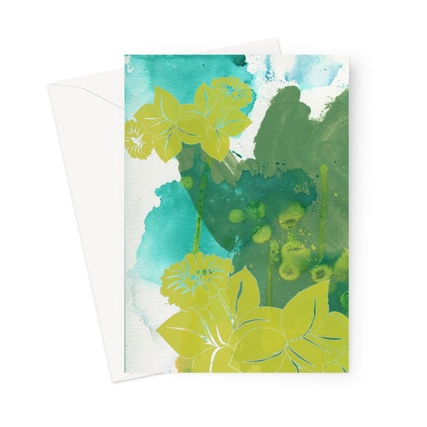 Abstract Floral no.8 Greeting Card