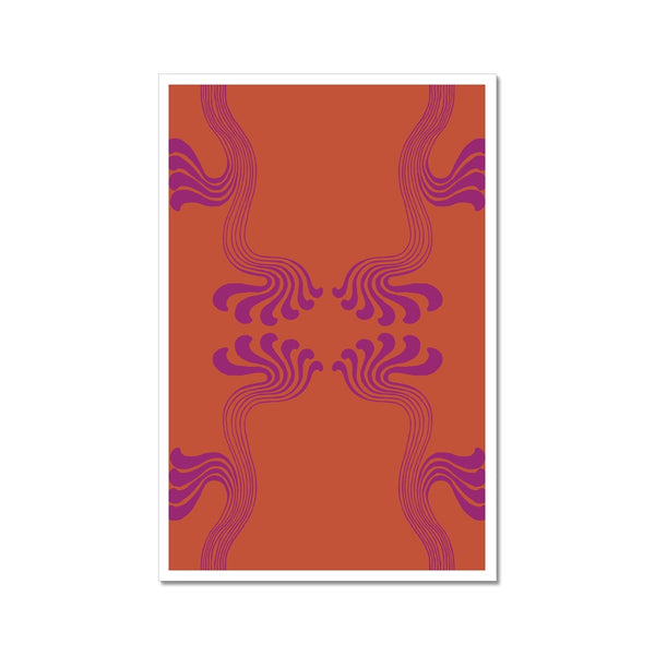 Art Nouveau Paisley No.7 Giclée Print