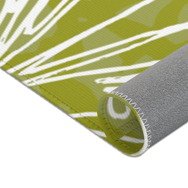 Flower Power Area Rug - Chartreuse