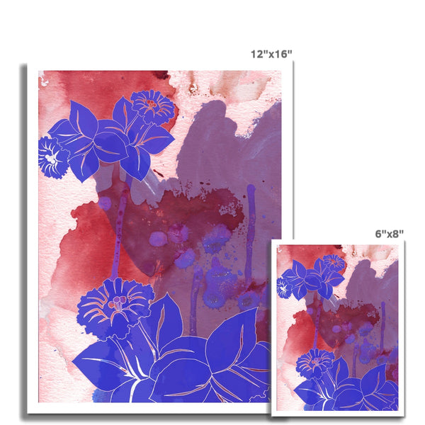 Abstract Florarl no.9 Giclée Print