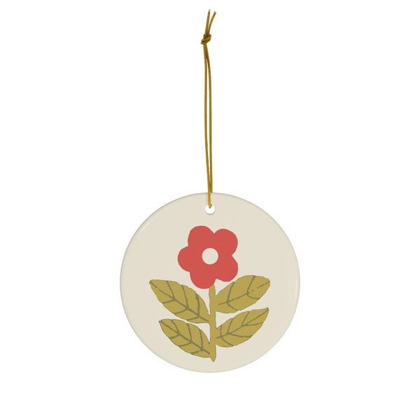 Folk Art Floral Ornament