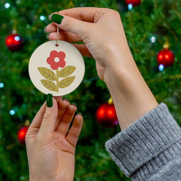 Folk Art Floral Ornament