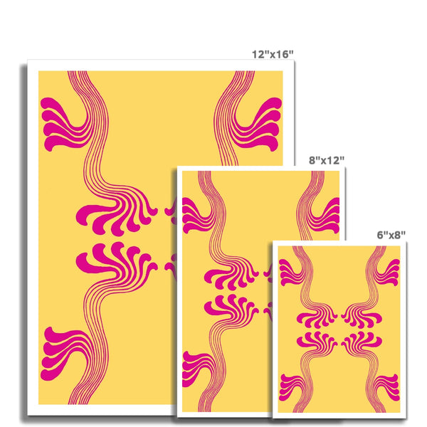 Art Nouveau Paisley No.9 Giclée Print