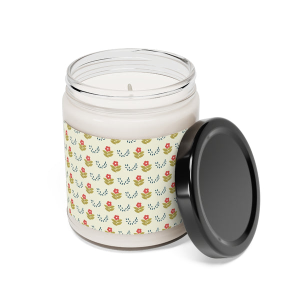 Scented Soy Candle - Folk Art Florals
