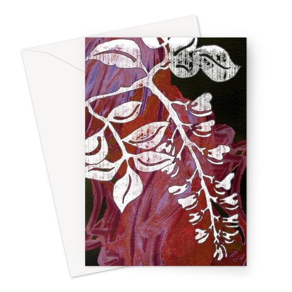 Abstract Floral no.10 Greeting Card