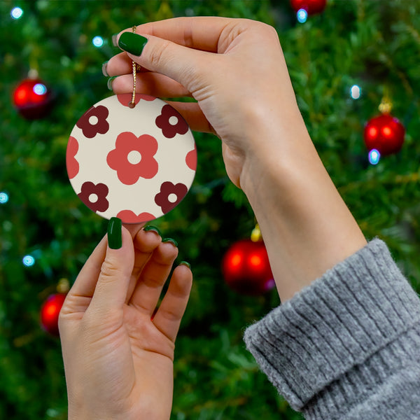 Folk Art Floral Pattern Ornament