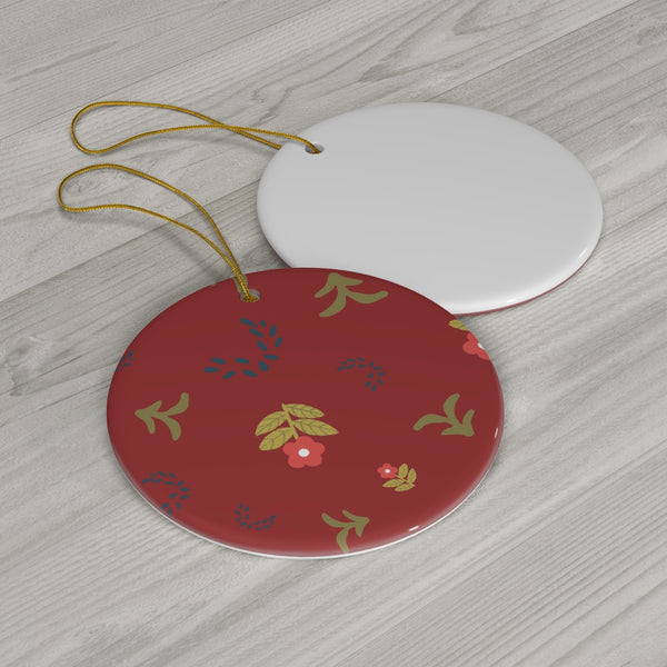 Folk Art Holiday Ornament