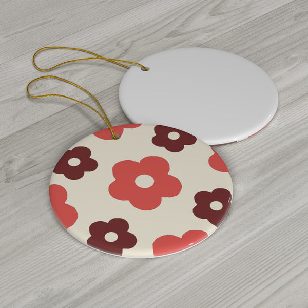 Folk Art Floral Pattern Ornament