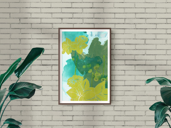 Abstract Floral no.8 Giclée Print