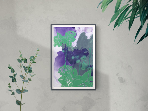 Abstract Floral no.7 Giclée Print